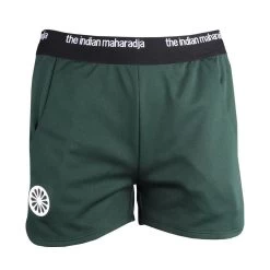 The Indian MaharadjaTech Girls Hockey Short Junior Green