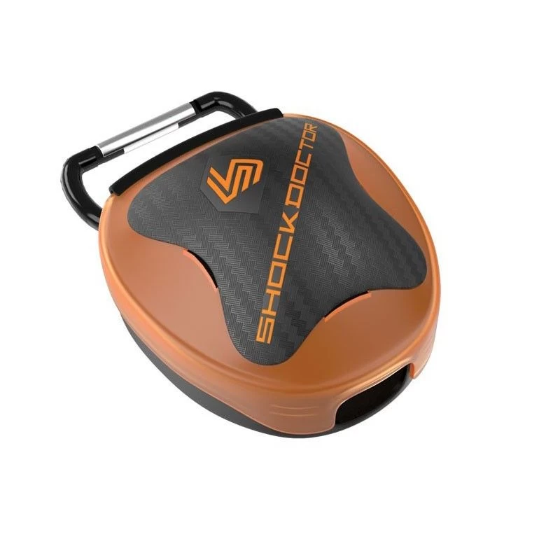 Shock DoctorOpbergbox Gebitsbeschermer Oranje 1 Shock DoctorOpbergbox Gebitsbeschermer Oranje