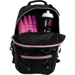 Brabo Fun Polka Backpack Hockeytas Junior Black -Sporthockey 129796 990 06 2
