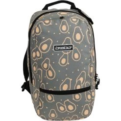 Brabo Fun Avacado Backpack Hockeytas Junior Grey