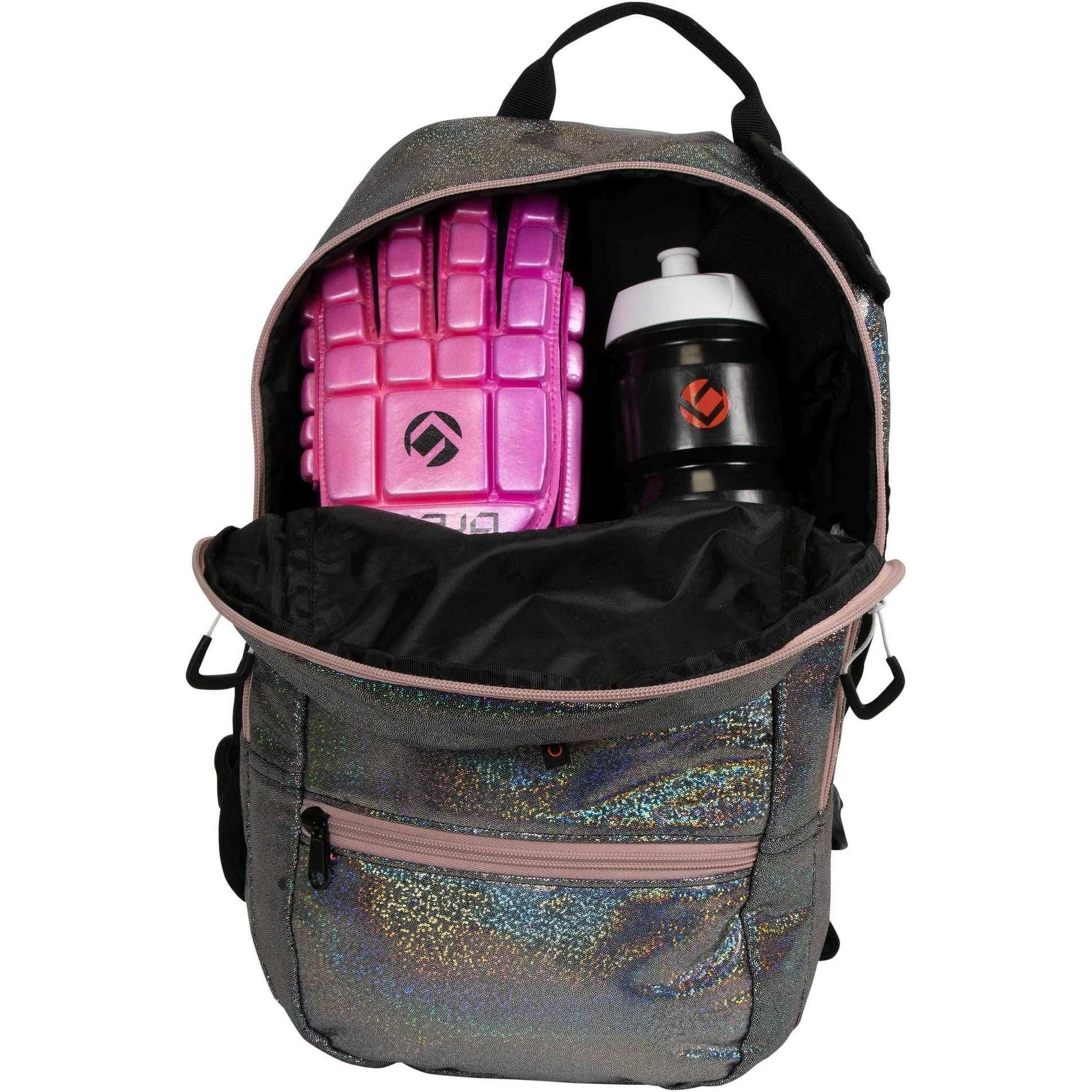 Brabo Fun Sparkle Backpack Hockeytas Junior Silver 6 Brabo Fun Sparkle Backpack Hockeytas Junior Silver - Afbeelding 6