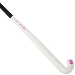 Brabo Pure Studio G-Force Hockeystick Junior White Pink