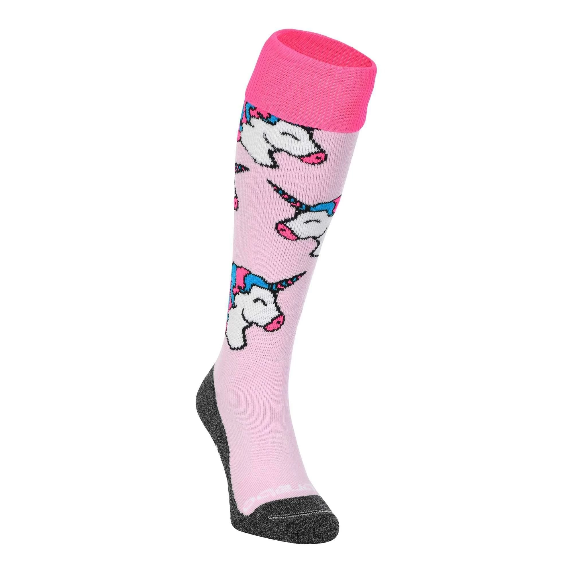 Brabo Unicorn Hockeysokken Soft Pink 1 Brabo Unicorn Hockeysokken Soft Pink