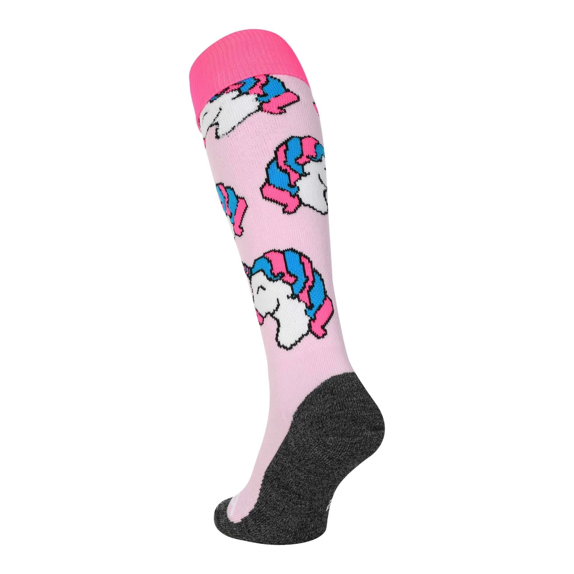 Brabo Unicorn Hockeysokken Soft Pink 2 Brabo Unicorn Hockeysokken Soft Pink - Afbeelding 2