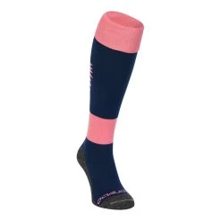 Brabo Flowers Hockeysokken Pink Navy