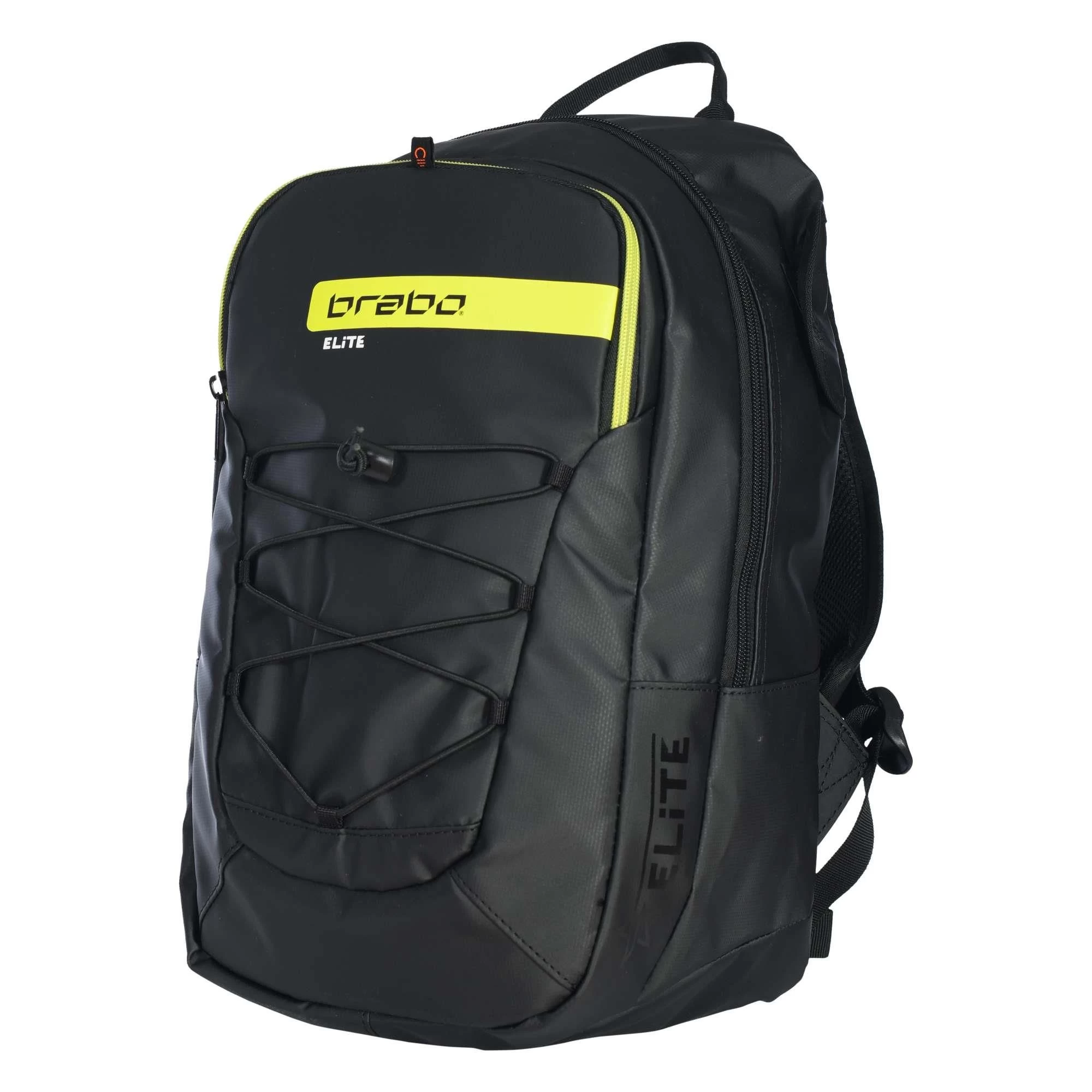 Brabo Elite Hockeytas Junior Black Lime 1 Brabo Elite Hockeytas Junior Black Lime