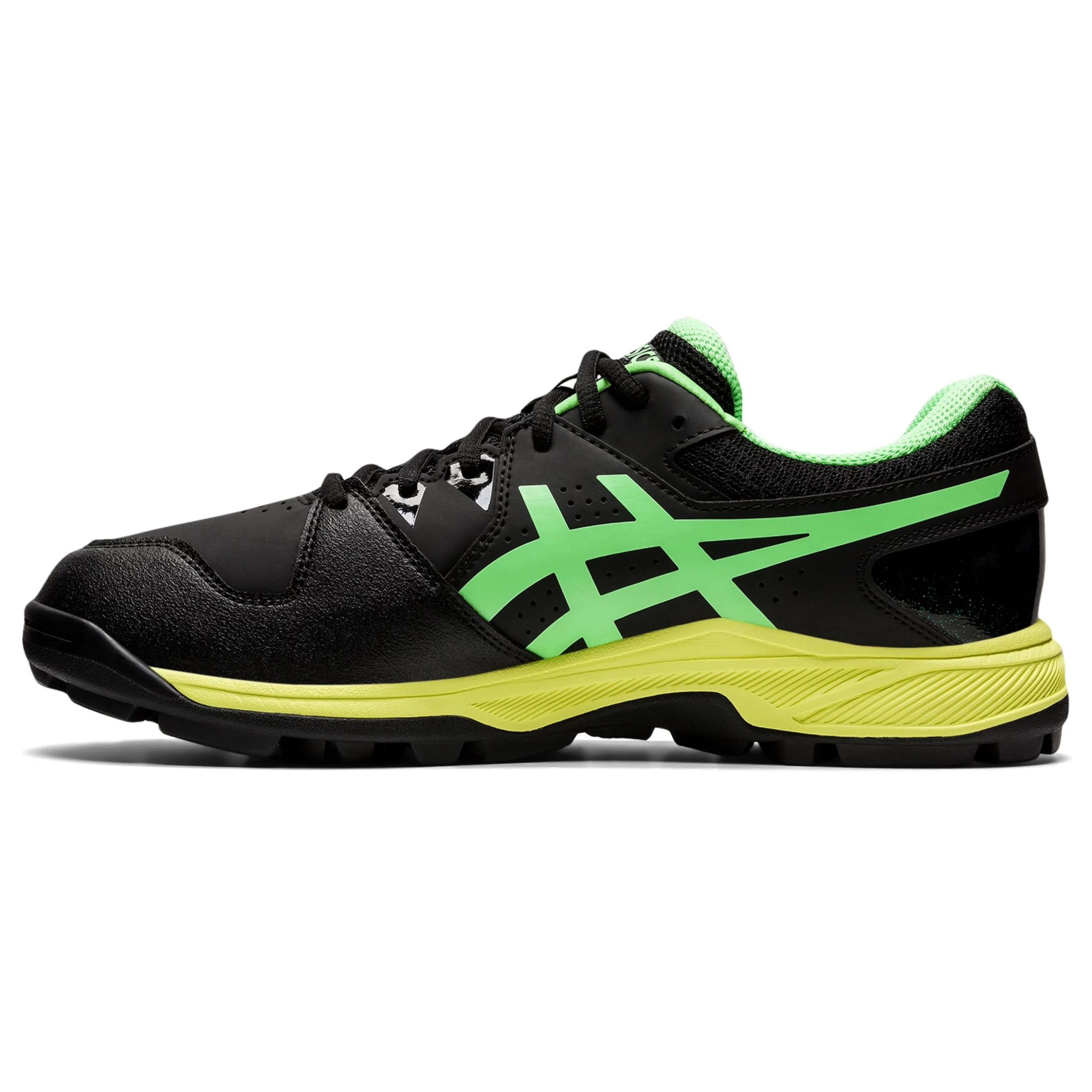 Asics Gel-Peake 1113A023 Hockeyschoenen Heren Blackbright Lime 2 Asics Gel-Peake 1113A023 Hockeyschoenen Heren Blackbright Lime - Afbeelding 2