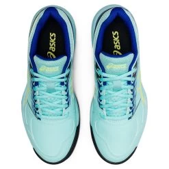 Asics Gel-Lethal Field 1112A039 Hockeyschoenen Damesclear Blue Glow Yellow -Sporthockey 130133 200 05