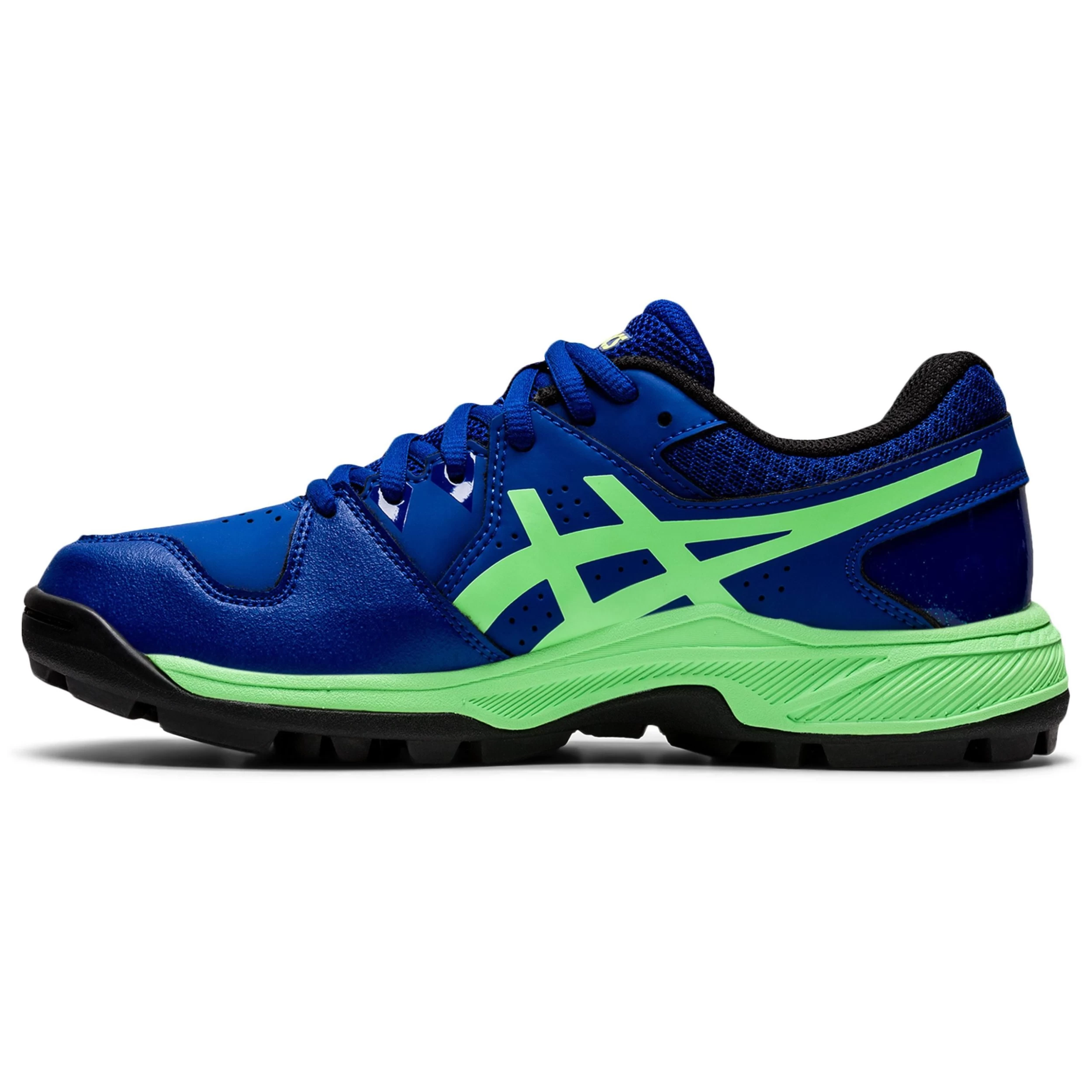 Asics Gel-Peake GS 1114A0165 Hockeyschoenen Juniormonaco Blue Bright Lime 2 Asics Gel-Peake GS 1114A0165 Hockeyschoenen Juniormonaco Blue Bright Lime - Afbeelding 2