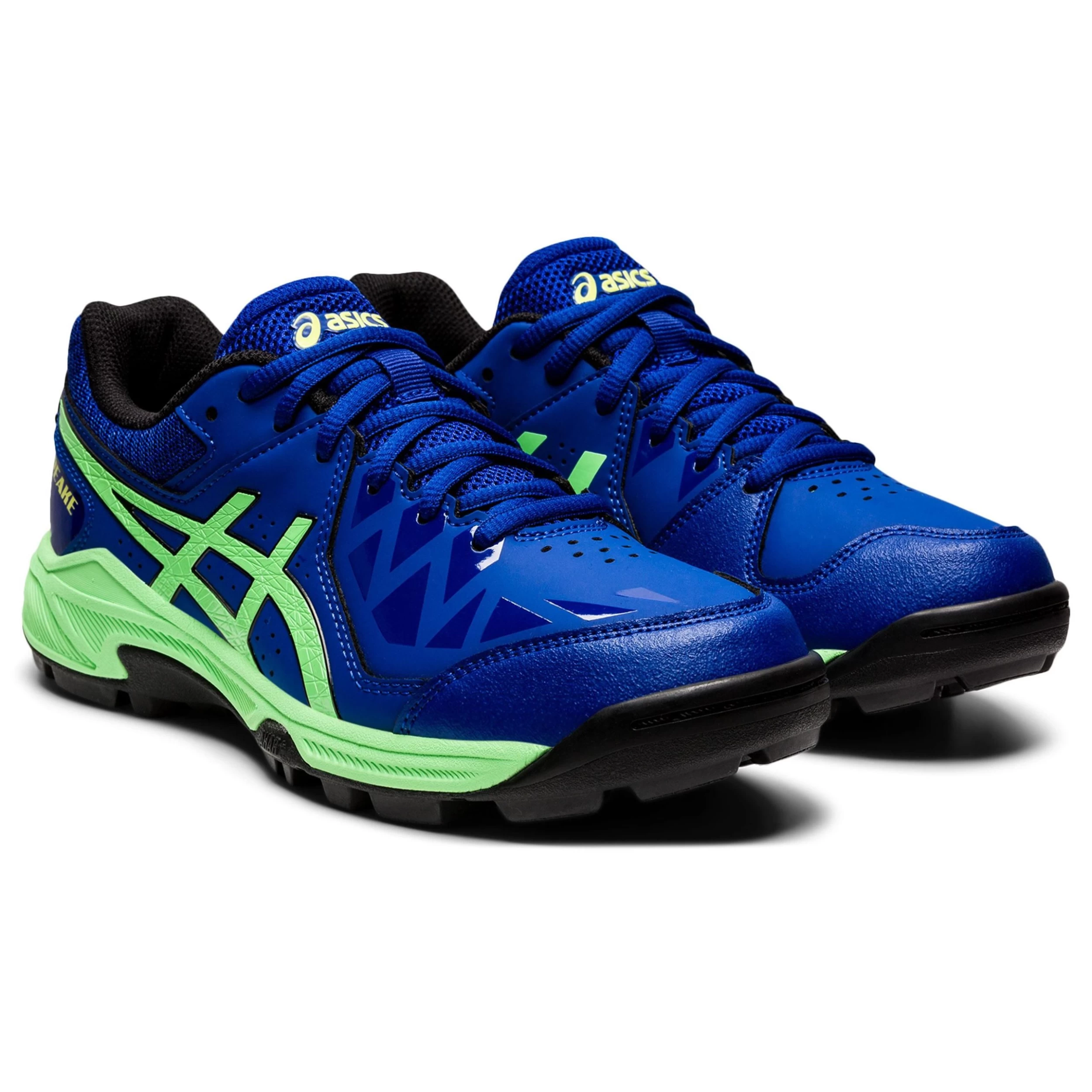 Asics Gel-Peake GS 1114A0165 Hockeyschoenen Juniormonaco Blue Bright Lime 3 Asics Gel-Peake GS 1114A0165 Hockeyschoenen Juniormonaco Blue Bright Lime - Afbeelding 3