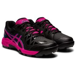 Asics Gel-Peake GS 1114A0165 Hockeyschoenen Juniorblack Pink Rave -Sporthockey 130137 990 03