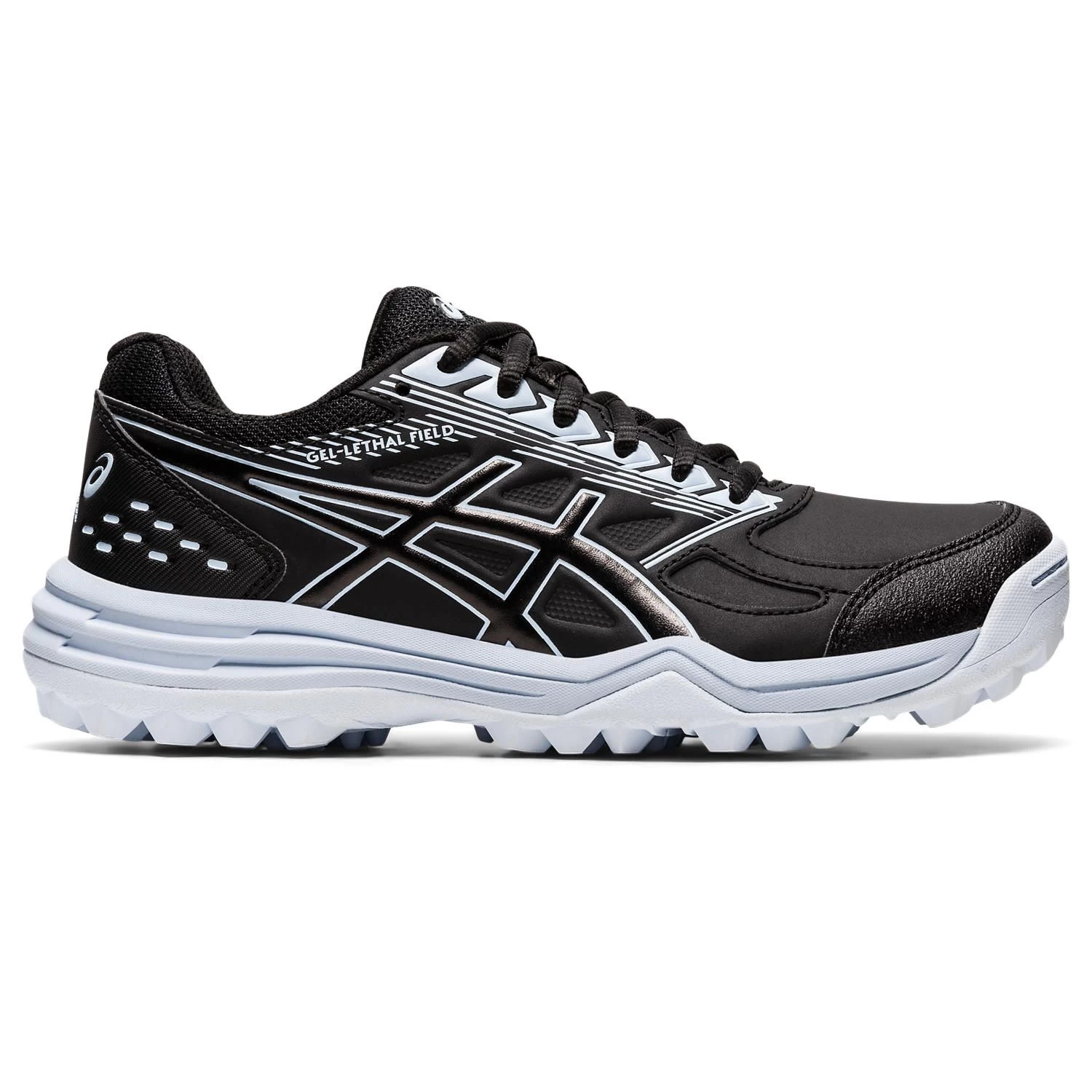 Asics Gel-Lethal Field 1112A039 Hockeyschoenen Dames Black Soft Sky 1 Asics Gel-Lethal Field 1112A039 Hockeyschoenen Dames Black Soft Sky