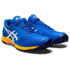 Asics Field Ultimate FF 1111A091 Hockeyschoenen Heren Electric Blue White -Sporthockey 130142 000 04 1