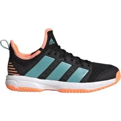 Adidas Stabil Indoor GX3761 Hockeyschoenen Junior Coreblack Beam Orange