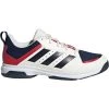 Adidas Ligra 7 Indoor GX3753 Hockeyschoenen Heren Offwhite Team Navy Team Collegiate Red