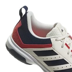 Adidas Ligra 7 Indoor GX3753 Hockeyschoenen Heren Offwhite Team Navy Team Collegiate Red -Sporthockey 130302 100 05 1