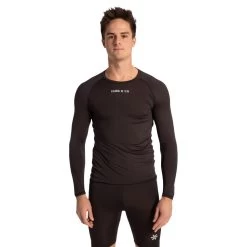 Osaka Baselayer Top Thermoshirt Heren Black