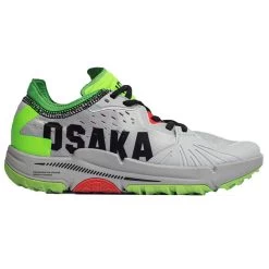 Voorkant 29 Osaka Ido Mk1 Standard Hockeyschoenen Heren Ghost Greyosaka Green
