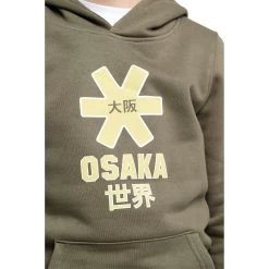 Osaka Classic Logo Hooded Hockeytrui Junior Khaki -Sporthockey 130568 300 03