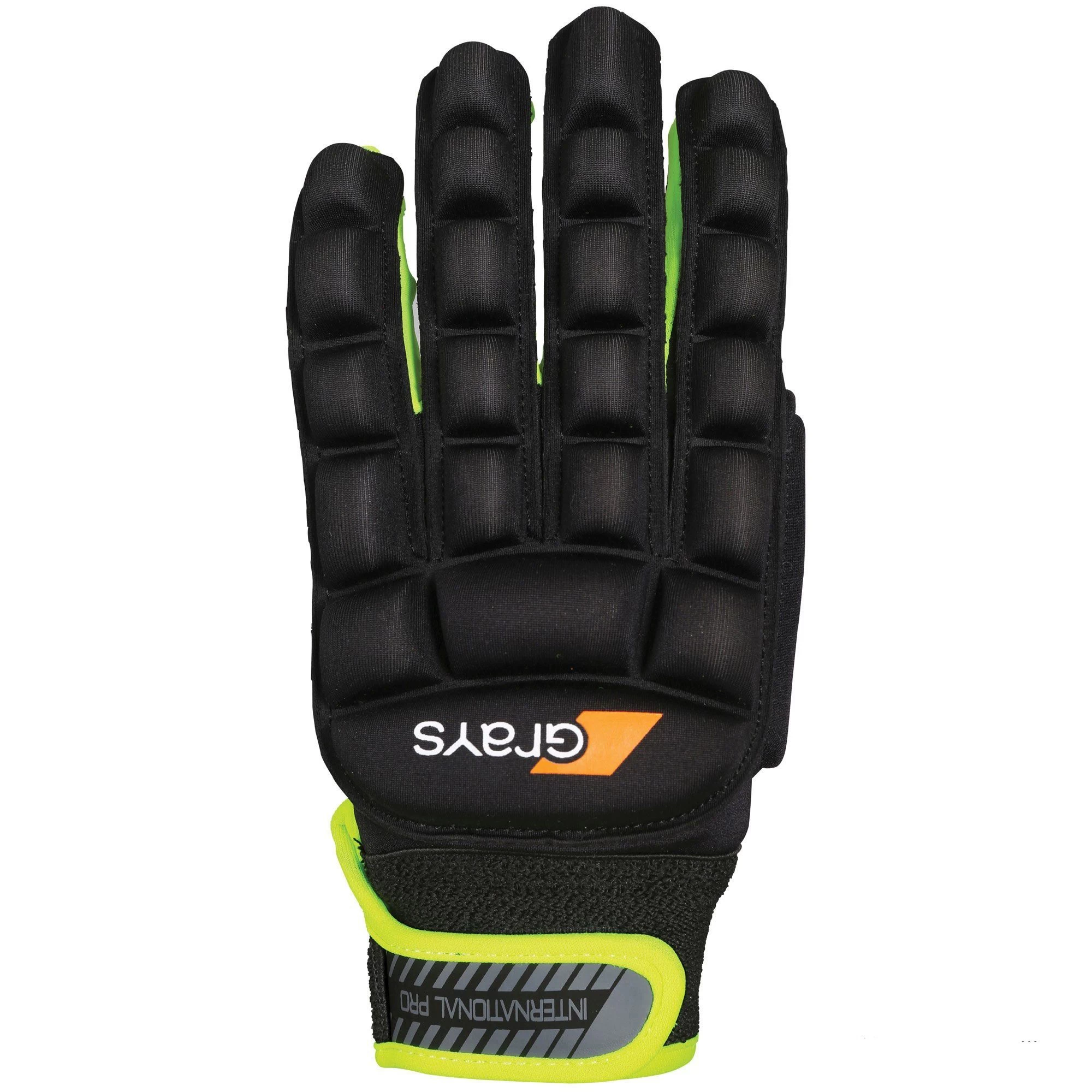 Grays International Pro Hockeyhandschoen Black Neon Yellow 1 Grays International Pro Hockeyhandschoen Black Neon Yellow