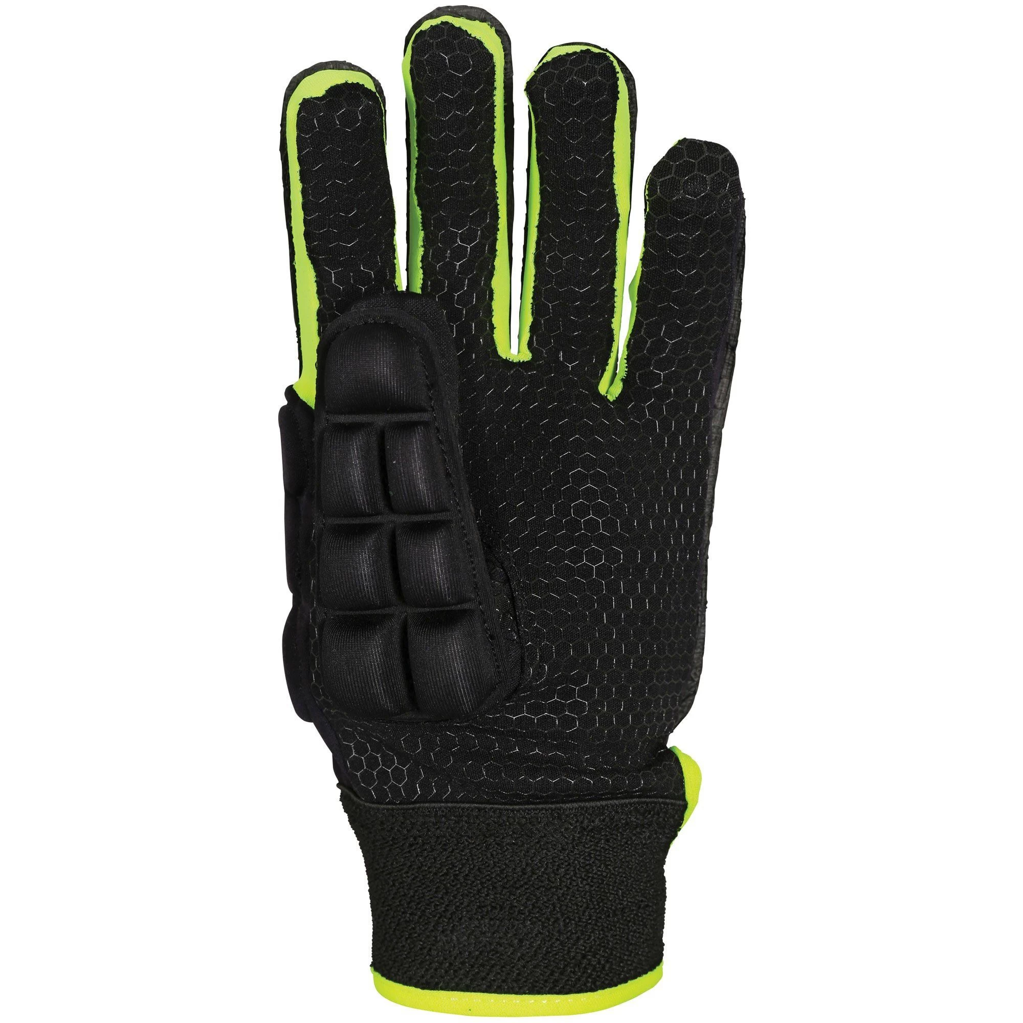 Grays International Pro Hockeyhandschoen Black Neon Yellow 2 Grays International Pro Hockeyhandschoen Black Neon Yellow - Afbeelding 2
