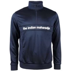 The Indian MaharadjaPoly Terry Half Zip Hockeytrui Heren Navy