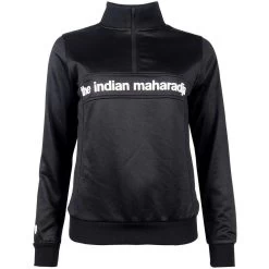 The Indian MaharadjaPoly Terry Half Zip Hockeytrui Dames Black