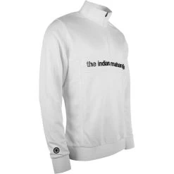 The Indian MaharadjaPoly Terry Half Zip Hockeytrui Junior White -Sporthockey 130784 100 03