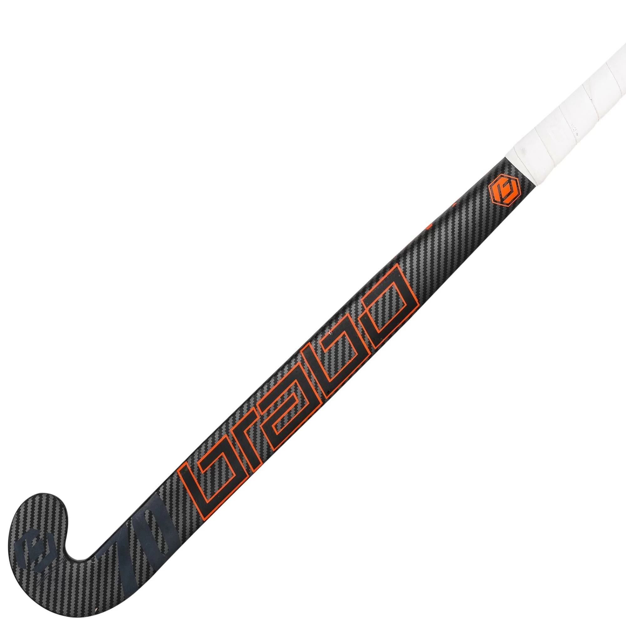 Brabo IT Traditional 70 Low Bow Zaalhockeystick Black Orange 2 Brabo IT Traditional 70 Low Bow Zaalhockeystick Black Orange - Afbeelding 2