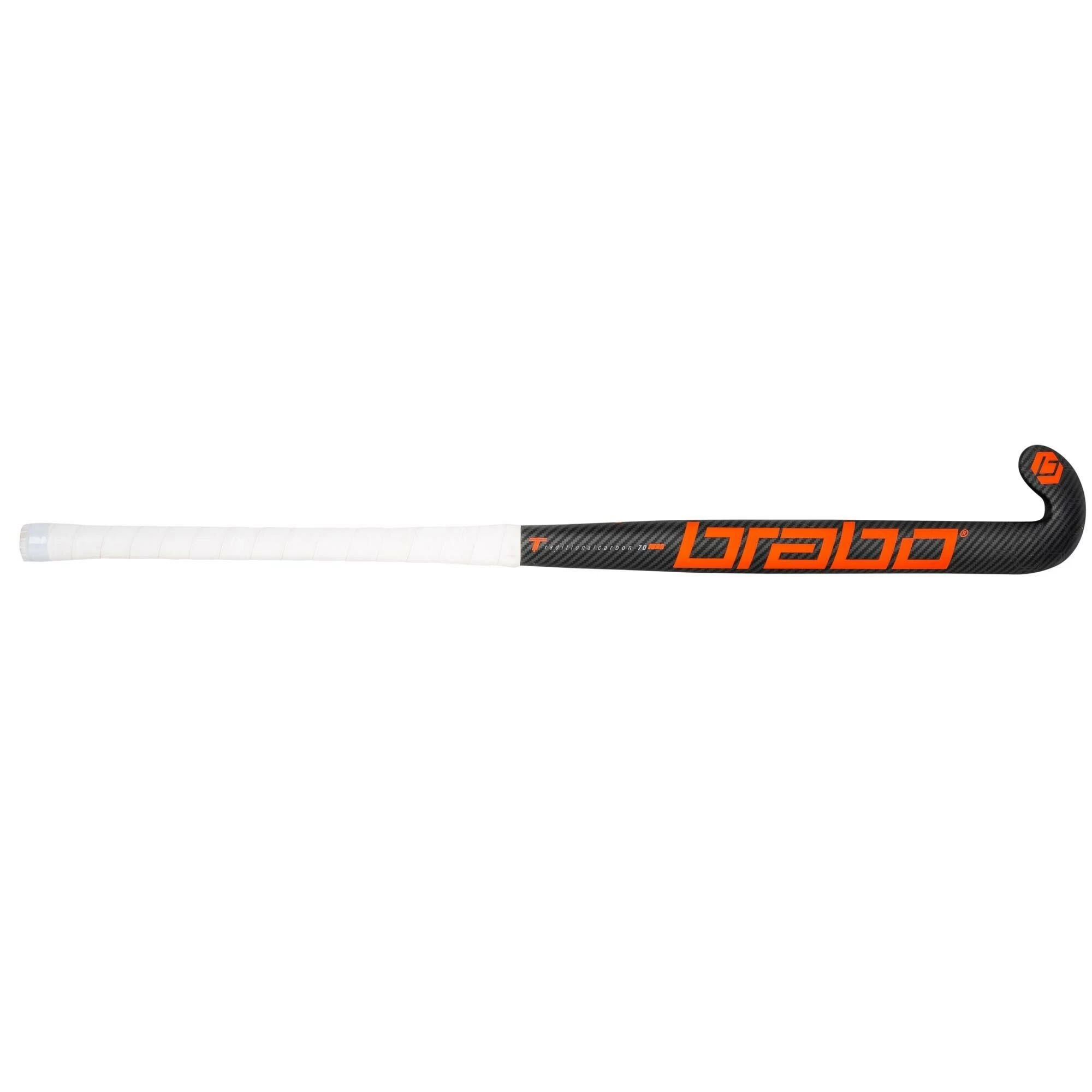 Brabo IT Traditional 70 Low Bow Zaalhockeystick Black Orange 3 Brabo IT Traditional 70 Low Bow Zaalhockeystick Black Orange - Afbeelding 3