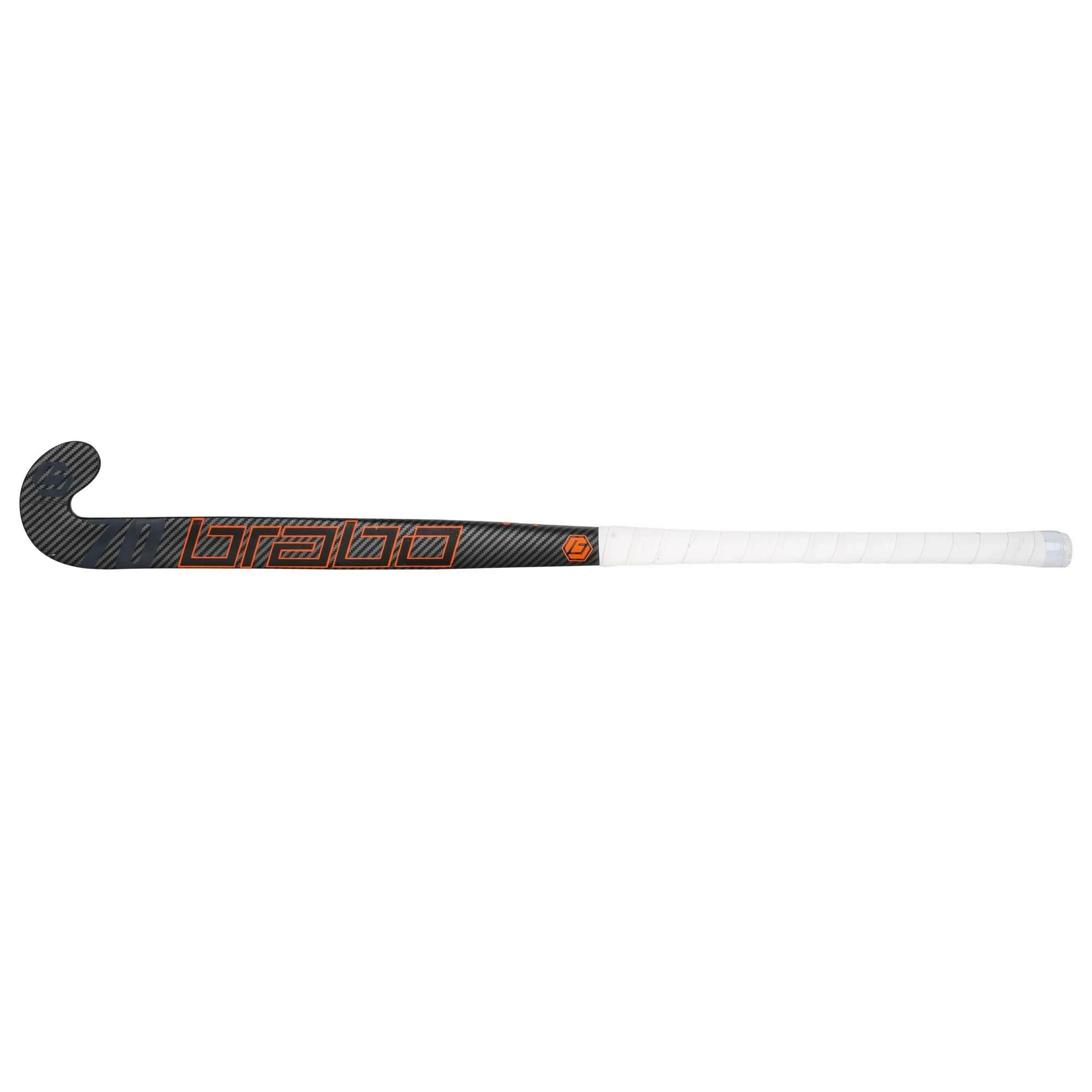 Brabo IT Traditional 70 Low Bow Zaalhockeystick Black Orange 4 Brabo IT Traditional 70 Low Bow Zaalhockeystick Black Orange - Afbeelding 4