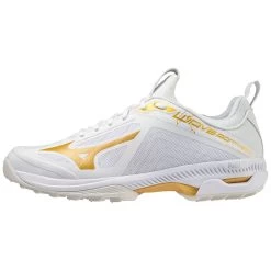 Mizuno Wave Panthera X1GA2010 Hockeyschoenen Whitemp Gold Iron Gate