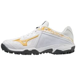Mizuno Wave Lynx X1GA2020 Hockeyschoenen White Mp Gold Iron Gate