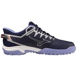 Mizuno Wave Lynx 2 X1GC2330 Hockeyschoenen Junior Eblue Techgreen Lolite