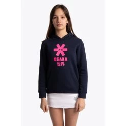 Osaka Deshi Hooded Hockeytrui Junior Pink Star Navymelange -Sporthockey 153136 200 03 1