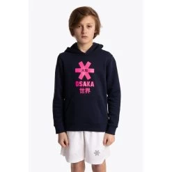 Osaka Deshi Hooded Hockeytrui Junior Pink Star Navymelange -Sporthockey 153136 200 05 1